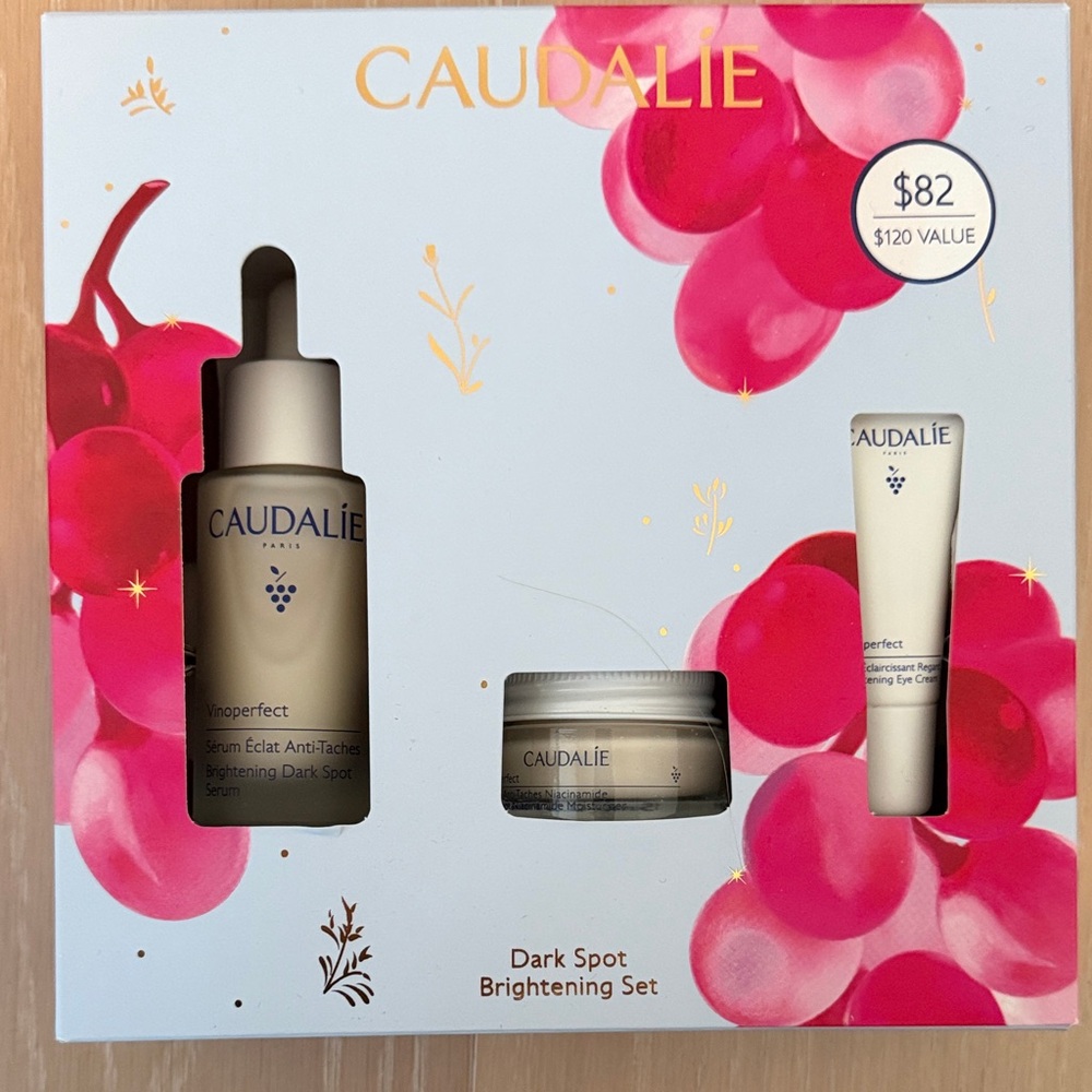 Caudalie Vinoperfect Brightening Set - Cream and Gold